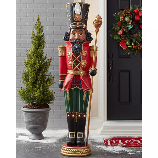 6' Life-Size LED Christmas Nutcracker