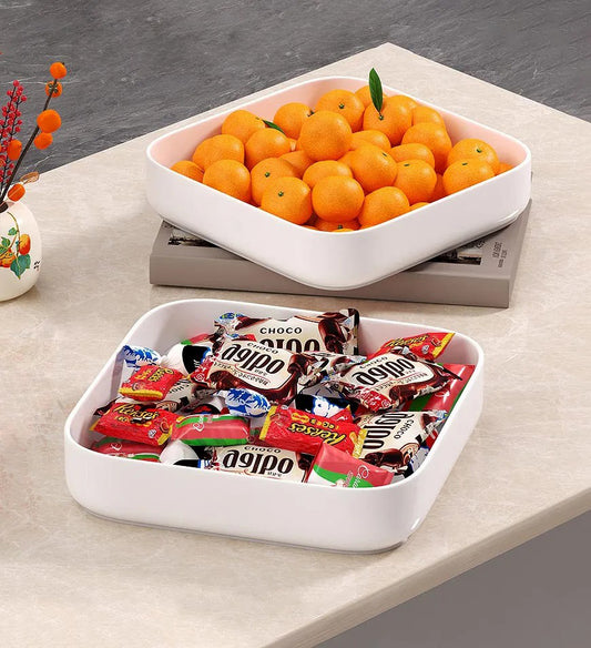 Snack Tray Round Rectangular Z69