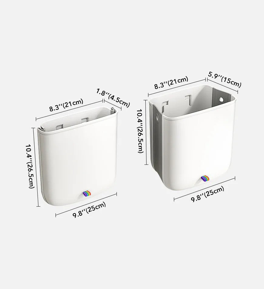 2.1 Gal Collapsible Hang Trash Can For Kitchen Z194