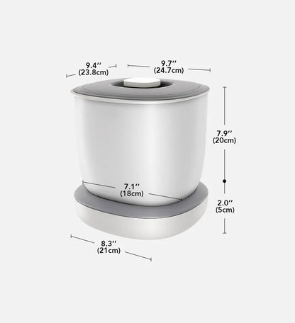 Rotatable Moisture Proof Rice Storage Grain Container BPA-Free Z30