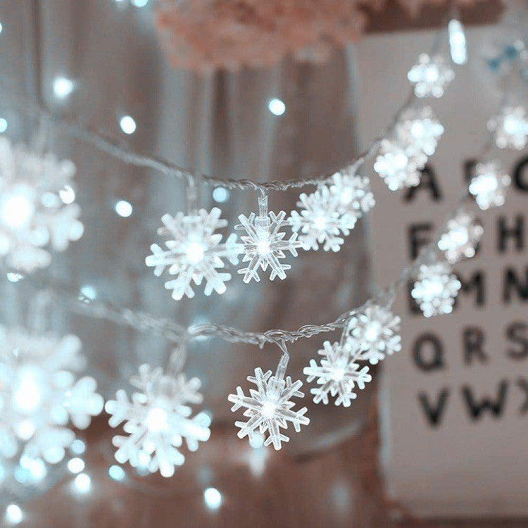 Christmas Snowflake Star Decoration Light String