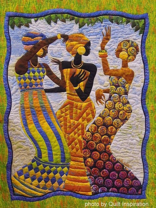 African Woman CLA040124086 Quilt Blanket