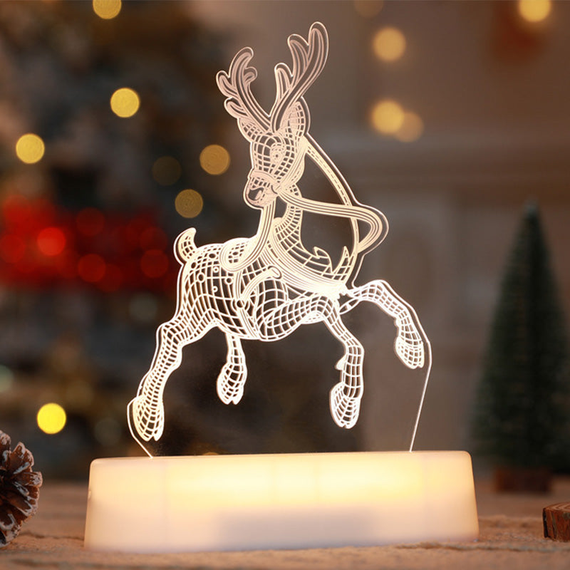 Christmas neon atmosphere light small night light ornaments