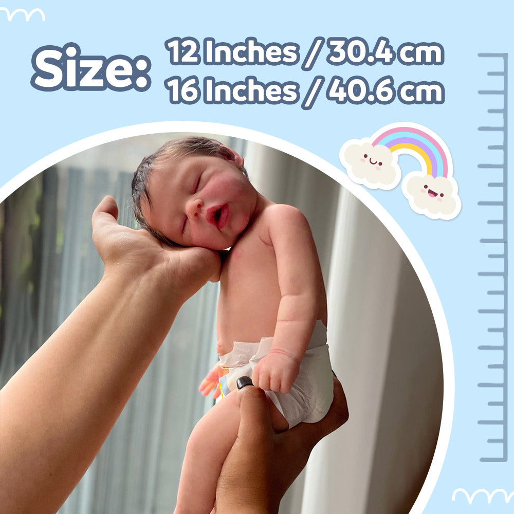 12"& 16" Flexible Full Body Silicone Reborn Doll Boy or Girl Aleve and Tuled, Exquisite Craftsmanship to Every Inch of Body