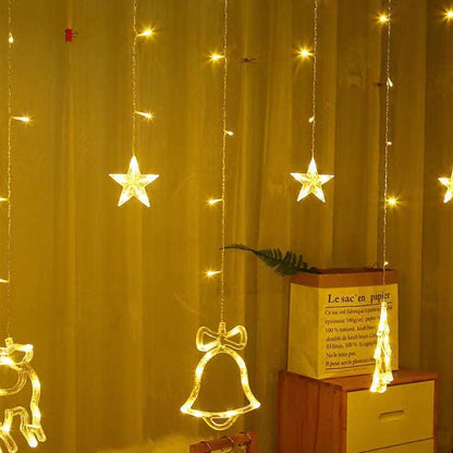 Christmas LED Curtain Lights(6PCS)