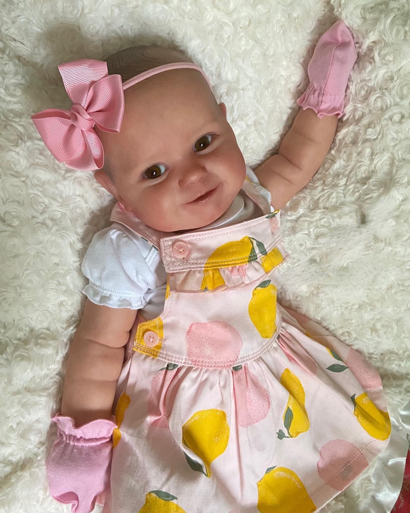 12"&16" Fully Squishy Baby Girl Brigitta ,Lifelike & Realistic Handmade Soft Silicone Baby Doll Made By Dollreborns