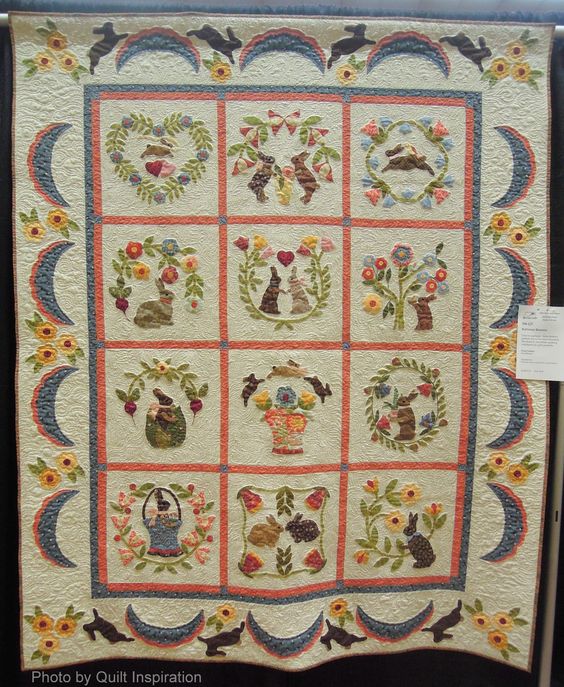 Rabbit Flower Garden CLA271223206 Quilt Blanket