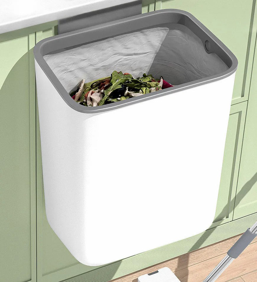 3 Gallon Capacity Hanging Kitchen Trash Can Z85