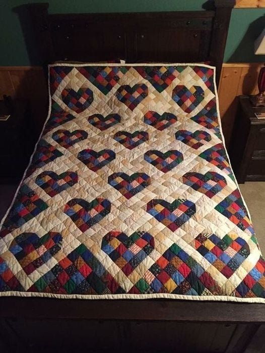 Heart CLA15112353 Quilt Blanket