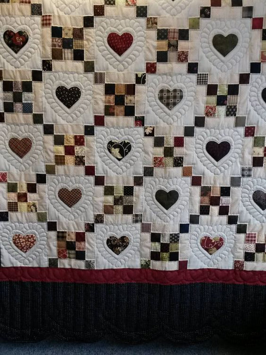 Heart CLA120324073 Quilt Blanket