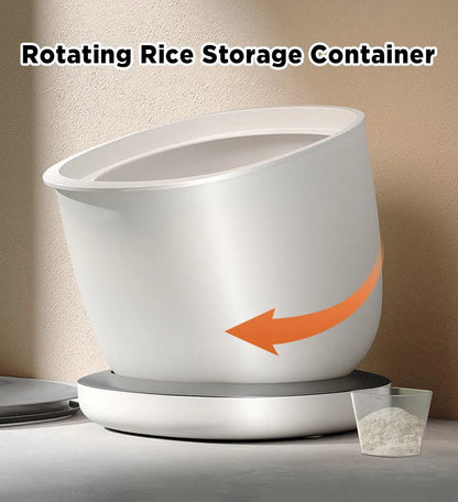 Rotatable Moisture Proof Rice Storage Grain Container BPA-Free Z30