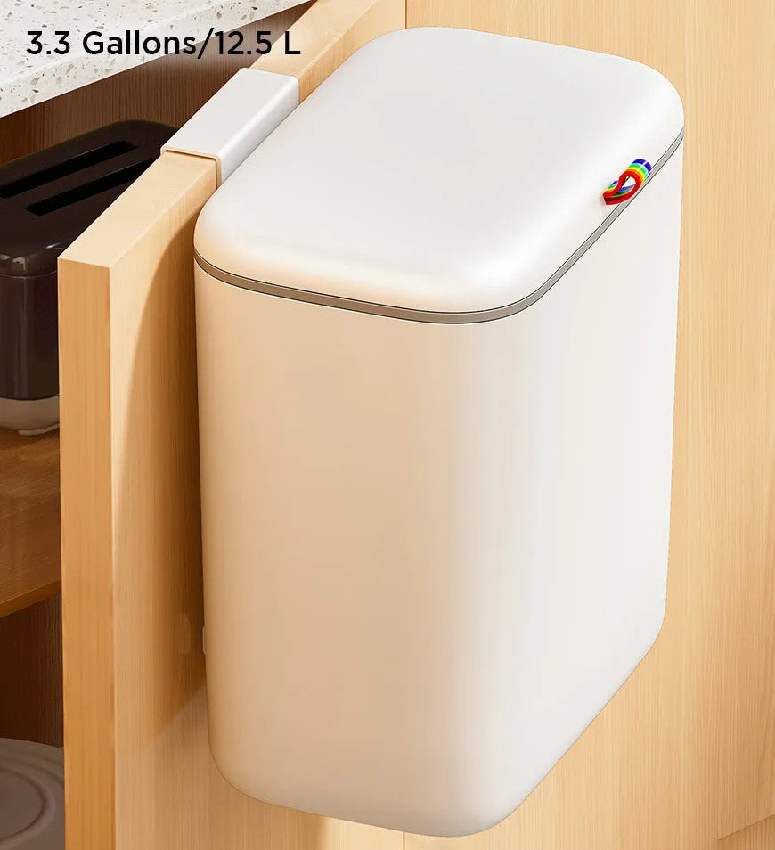 Rainbow Kitchen Hanging Trash Can With Lid Z28