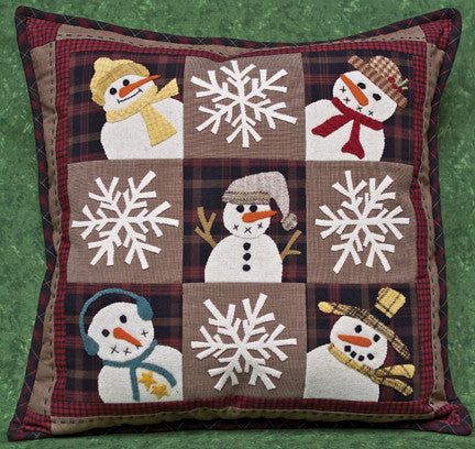 Snowman CLA080424095 Quilted Pillow Case