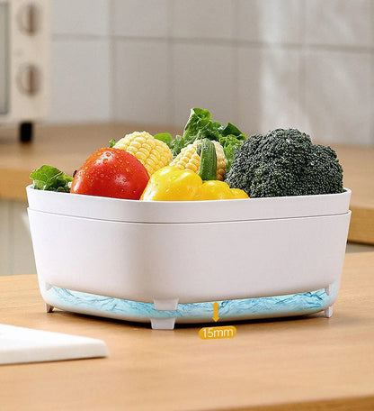 4 Pieces Portable Drain Basket for Draining Vegetables Fruits Z25