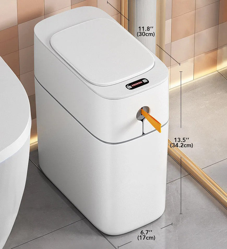 3.6 Gallon Automatic Smart Sensor Bathroom Trash Can with Lid