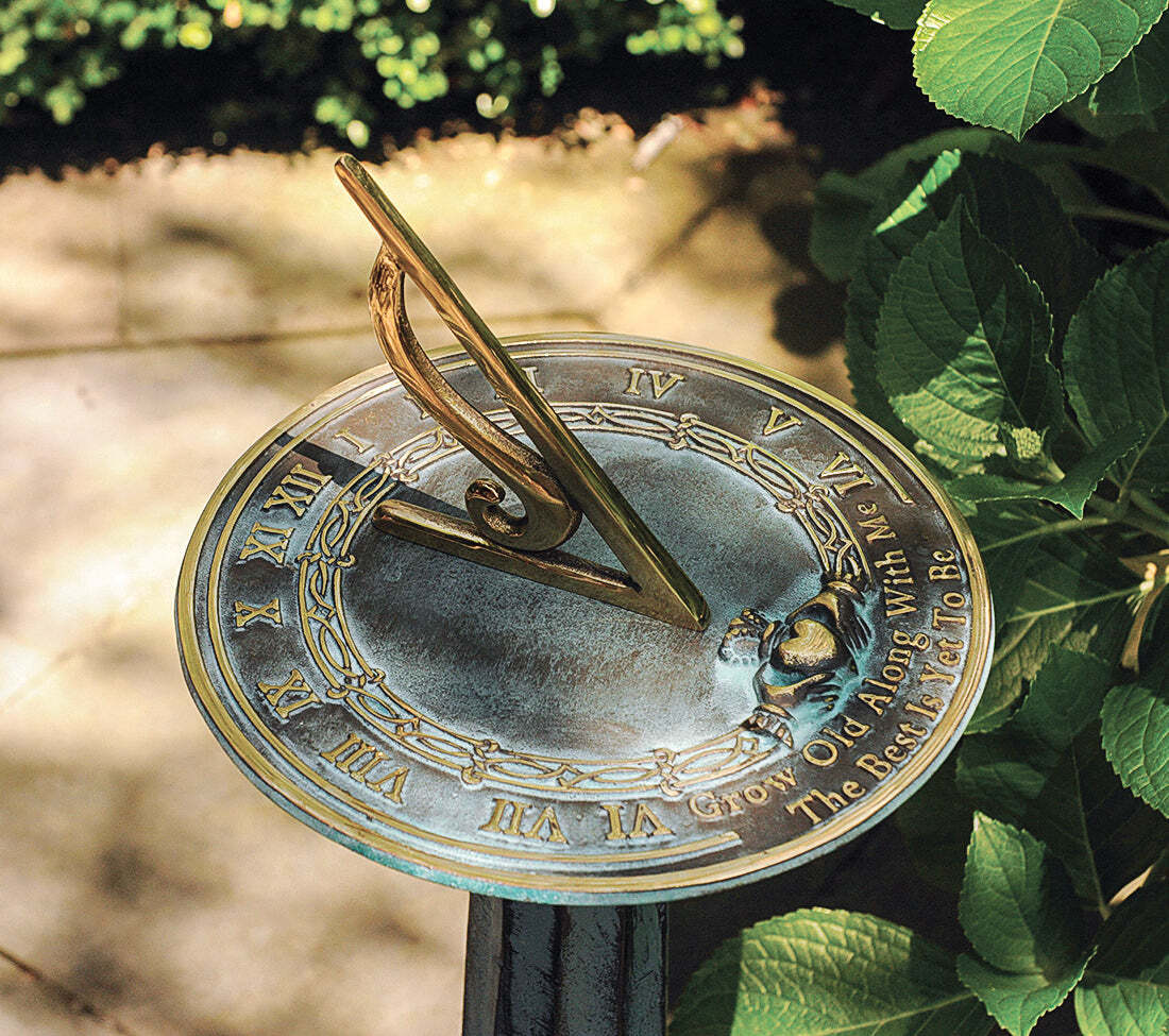 Grow Old Along With Me Sundial