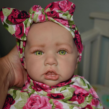 16" Soft Touch Real Lifelike Rebron Baby Zahara Full Body Solid Silicone Bendable Reborn Dolls Girl By Dollreborns