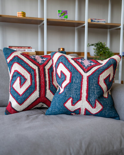 Guardian Organic Cotton Kilim Throw Pillow