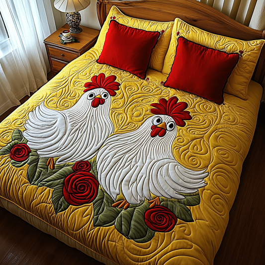 Chicken TAI201124120 Quilt Bedding Set