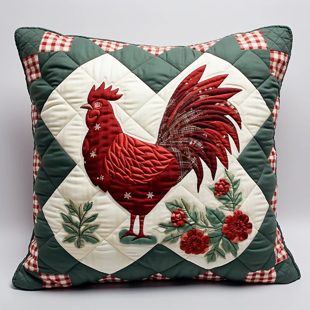 Chicken TAI020324245 Quilted Pillow Case