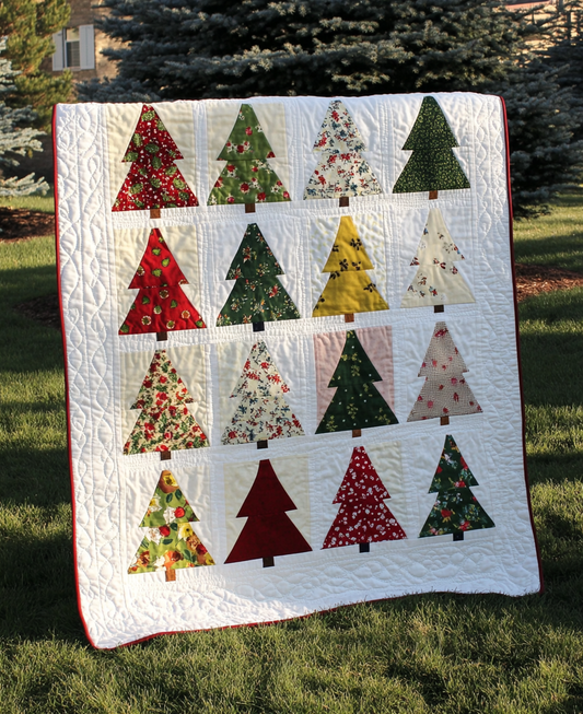 Christmas Tree TAI040924274 Quilt Blanket