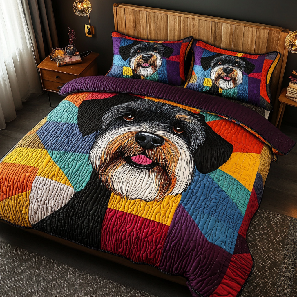 Schnauzer TAI181024388 Quilt Bedding Set