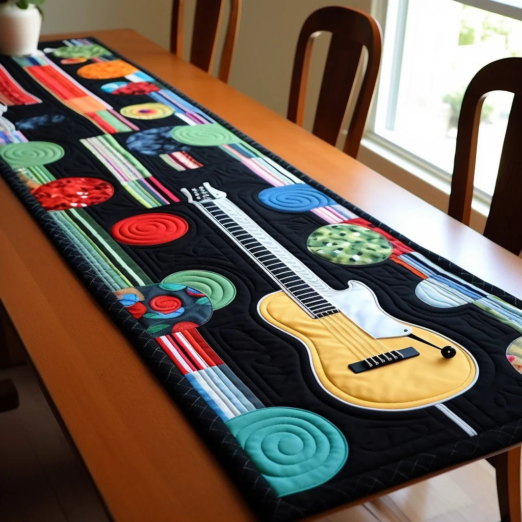 Guitar TAI07122345 Quilted Table Runner