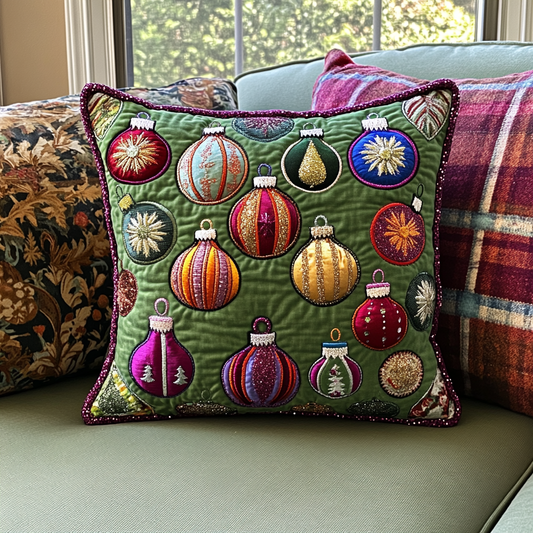 Christmas Ornament DAI111124578 Quilted Pillow Case