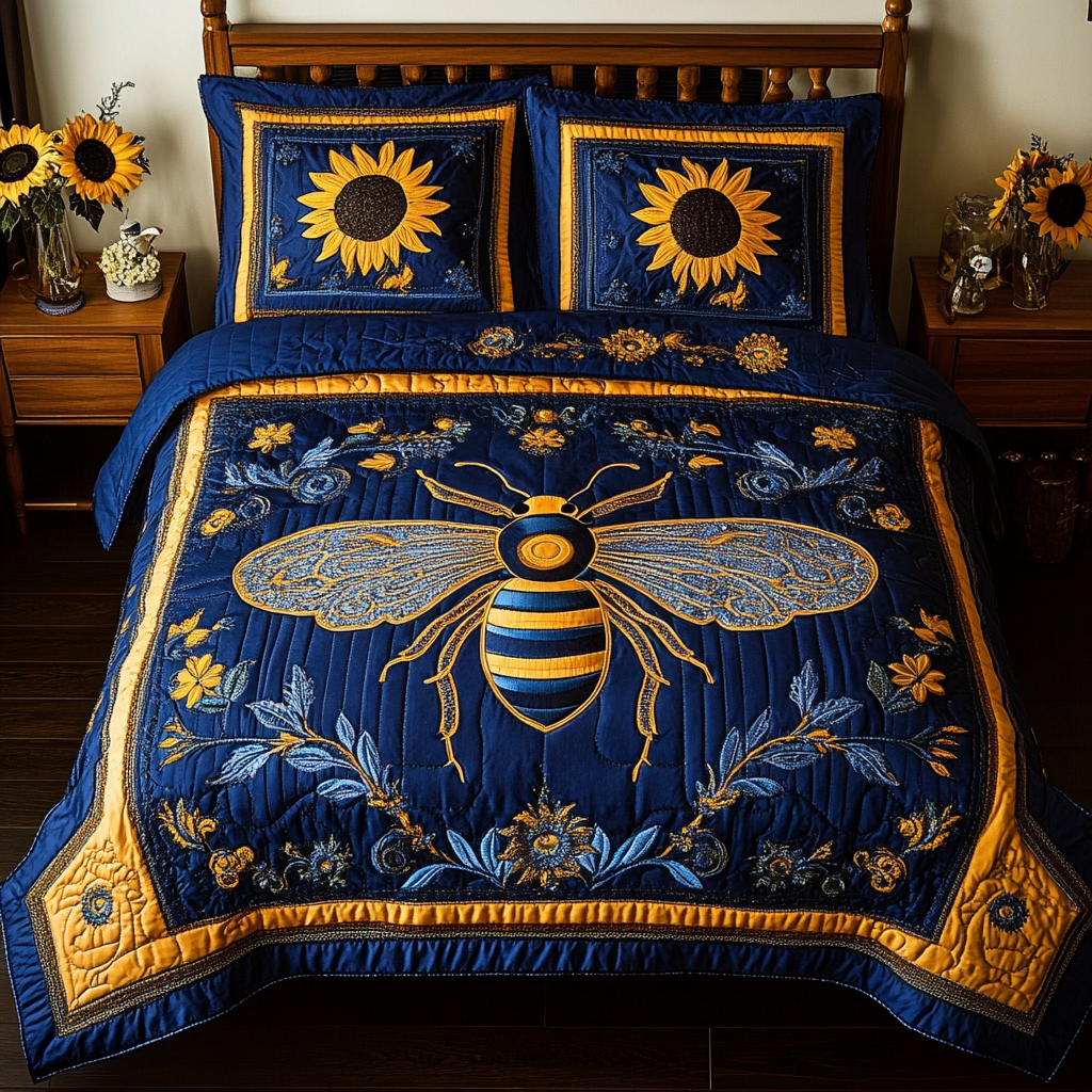 Bee TAI111124123 Quilt Bedding Set