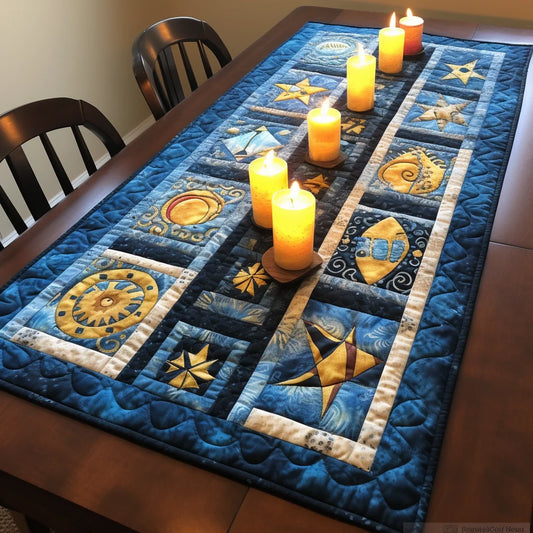 Jewish Hanukkah TAI040124403 Quilted Table Runner