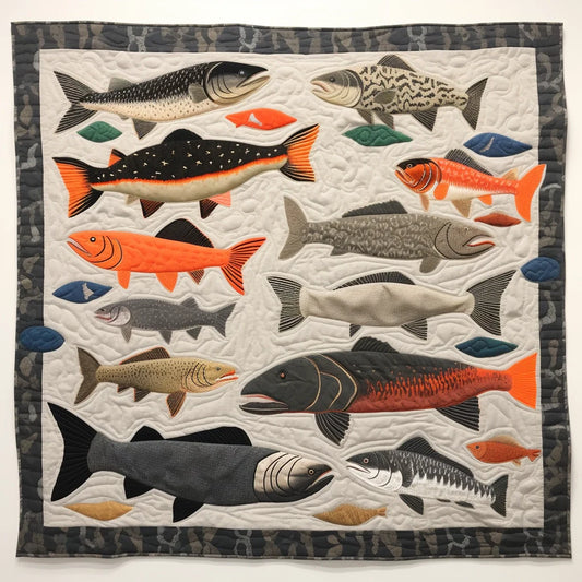 Trout Fish TAI13112325 Quilt Blanket