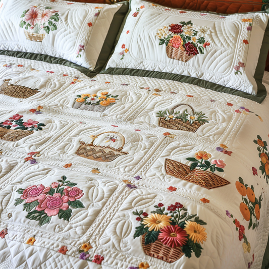 Flower Basket TAI170724014 Quilt Bedding Set