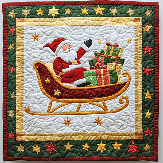 Santa Sleigh DAI201124421 Quilt Blanket