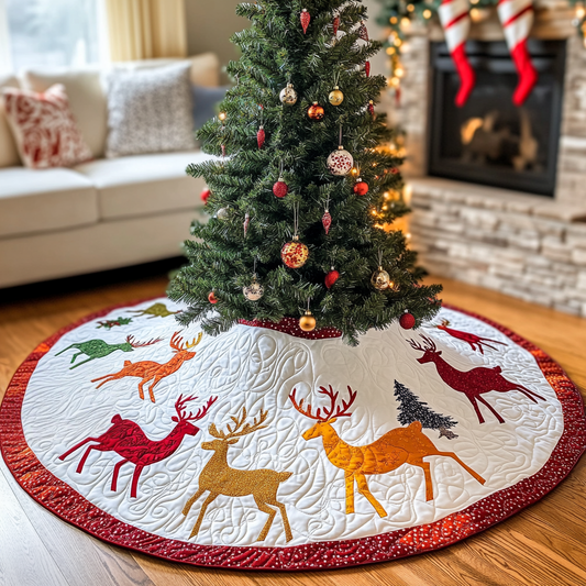 Reindeer DAI040924155 Quilted Tree Skirt