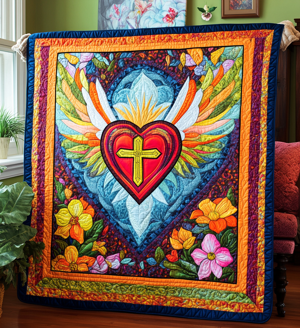 Sacred Heart DAI241224488 Quilt Blanket