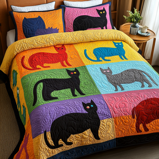 Cat TAI041024527 Quilt Bedding Set