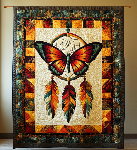 Butterfly Dreamcatcher DAI171224066 Quilt Blanket