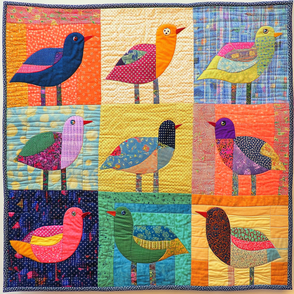 Bird DAI190824044 Quilt Blanket