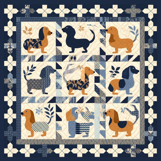 Dachshund TAI13112347 Quilt Blanket