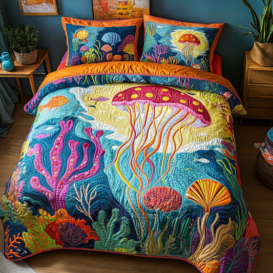 Jellyfish DAI171224191 Quilt Bedding Set