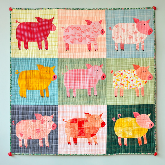 Pig DAI221024075 Quilt Blanket