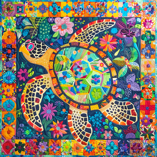 Turtle TAI040724015 Quilt Blanket