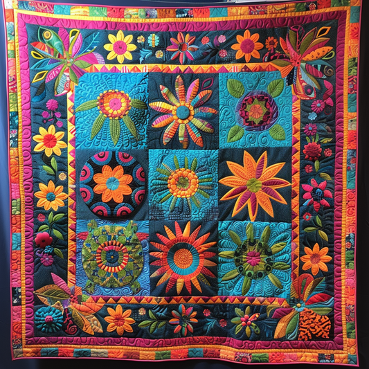 Flower TAI040724022 Quilt Blanket