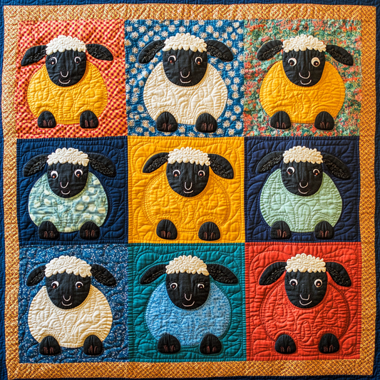 Sheep DAI070824123 Quilt Blanket