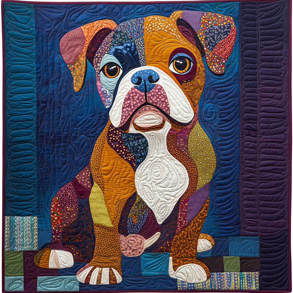 Boxer Dog TAI01102416 Quilt Blanket