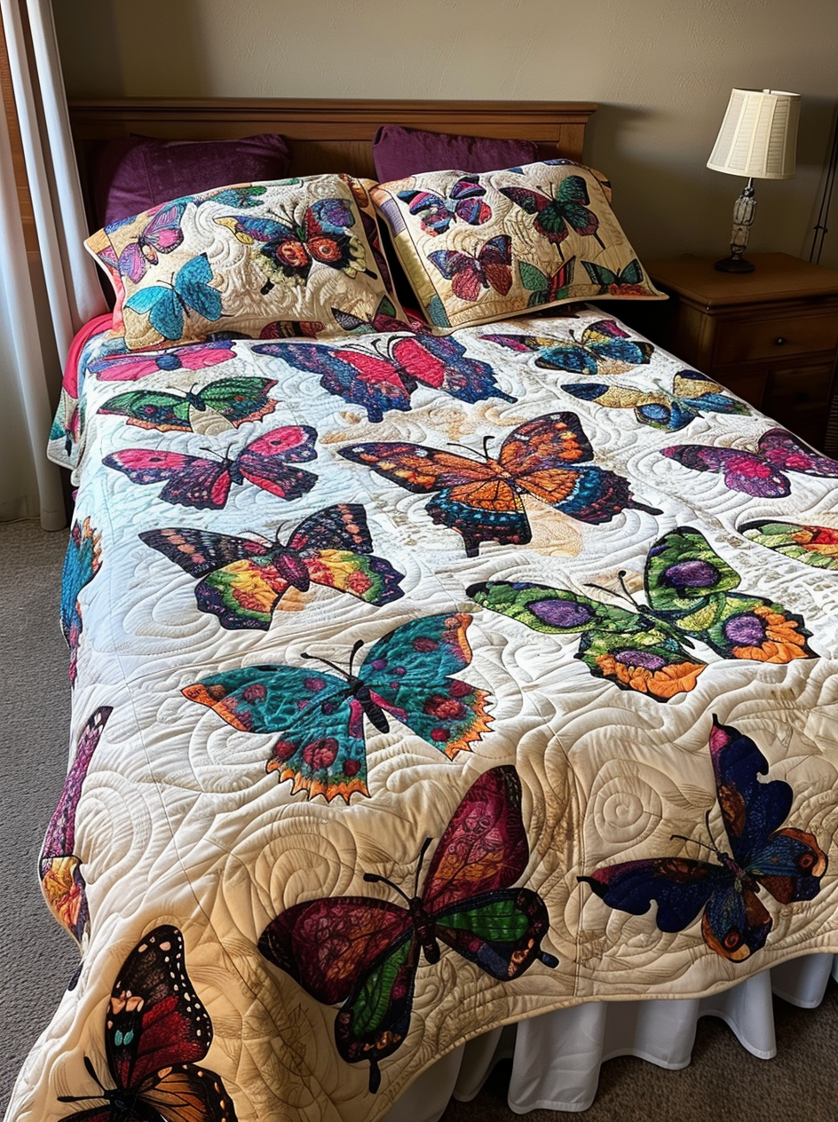 Butterfly TAI251124121 Quilt Bedding Set