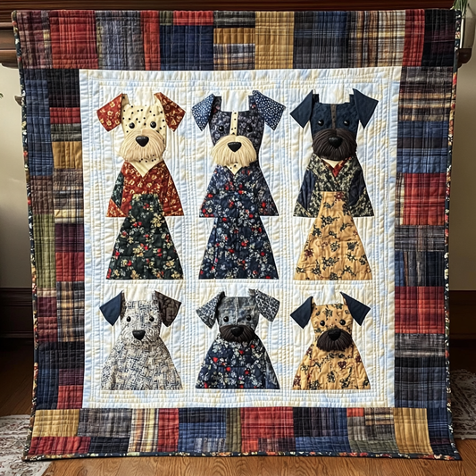 Scottie Dog DAI190824095 Quilt Blanket