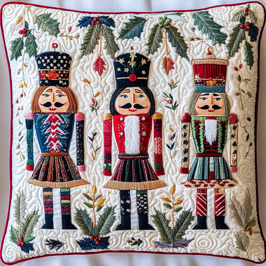 Christmas Nutcracker TAI181024543 Quilted Pillow Case