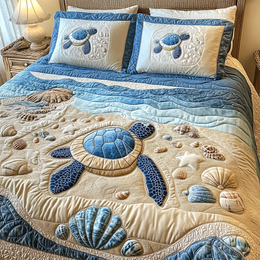 Sea Turtle TAI201124028 Quilt Bedding Set