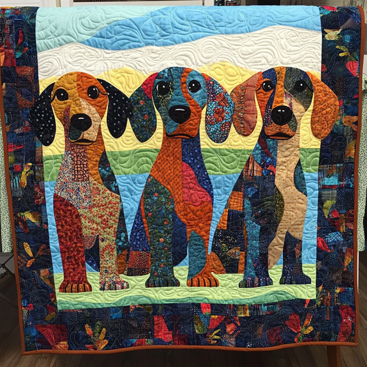 Dachshund DAI190824076 Quilt Blanket